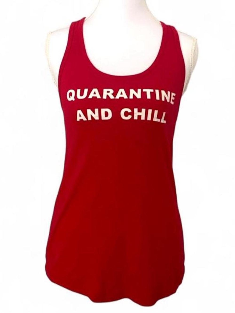 Pandemic Nostalgia “Quarantine & Chill” tank - humor tank / funny tank